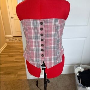 Fashion Nova Pink Combo Top